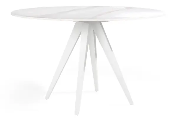 Mesa de comedor redonda porcelánico August