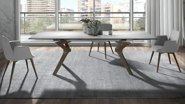 Mesa de comedor extensible Lin