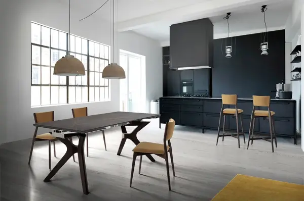 Mesa de comedor extensible Lin