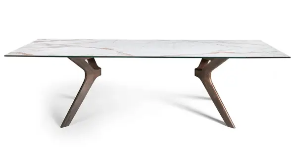 Mesa de comedor extensible Lin