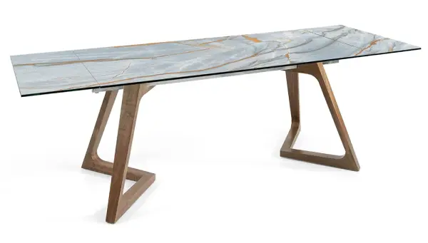 Mesa de comedor extensible porcelánico Nil