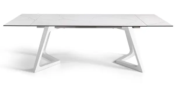 Mesa de comedor extensible porcelánico Nil