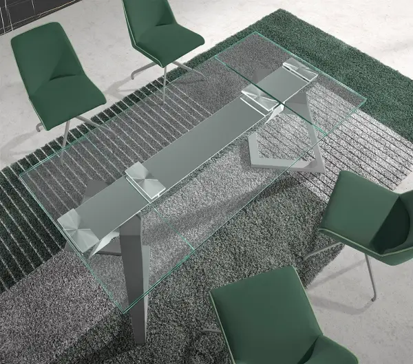 Mesa de comedor extensible porcelánico Nil