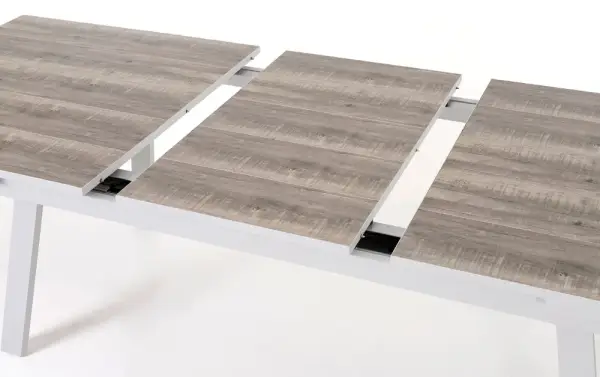 Mesa de comedor extensible rectangular de jardín Manxious