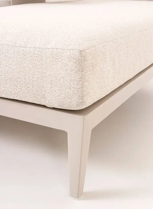 Tumbona doble beige Eloxia
