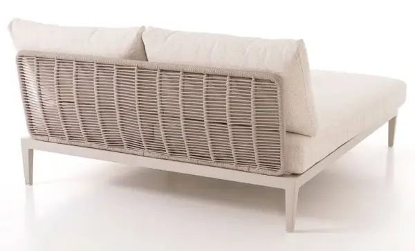 Tumbona doble beige Eloxia