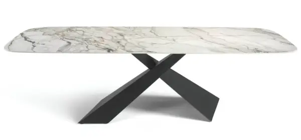 Mesa de comedor porcelánico barril Won