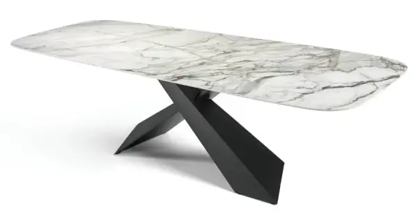 Mesa de comedor porcelánico barril Won