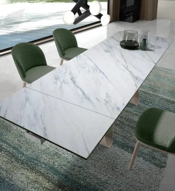 Mesa de comedor extensible rectangular Paxus