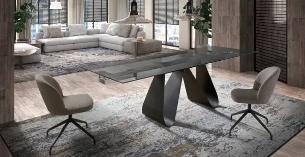 Mesa de comedor extensible rectangular Paxus