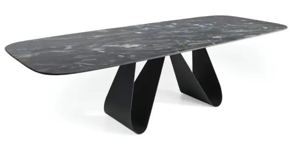 Mesa de comedor porcelánico barril Paxus