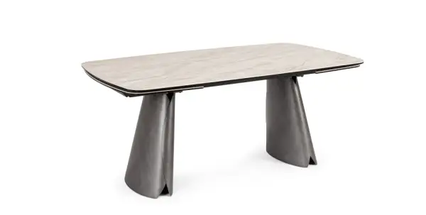 Mesa de comedor extensible porcelánico Candy
