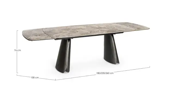 Mesa de comedor extensible Buks