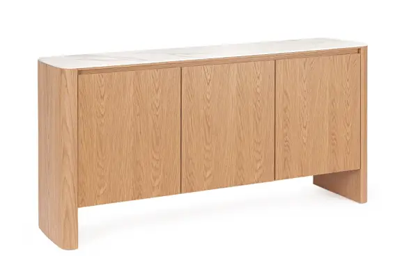 Aparador madera de 3 puertas Hoku