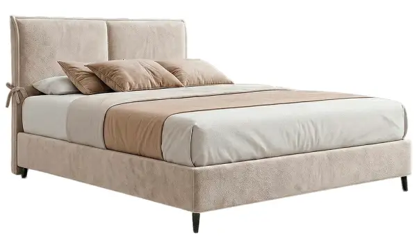 Cama con canapé tapizada Aquiles