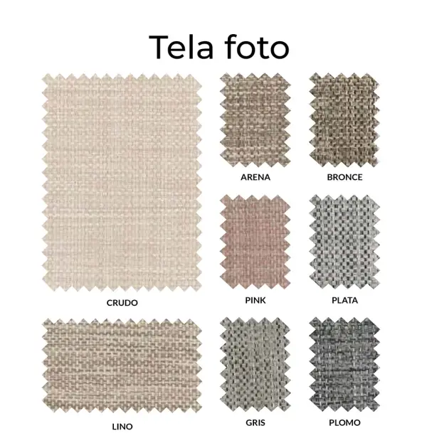 Cama con canapé tapizada Delhi