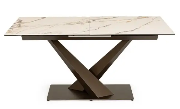 Mesa de comedor extensible porcelánico Siba