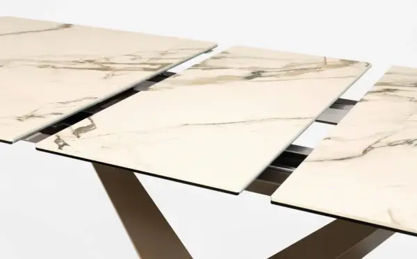 Mesa de comedor extensible porcelánico Siba