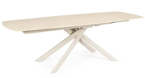 Mesa de comedor extensible porcelánico Novux