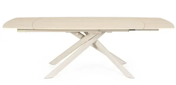Mesa de comedor extensible porcelánico Novux