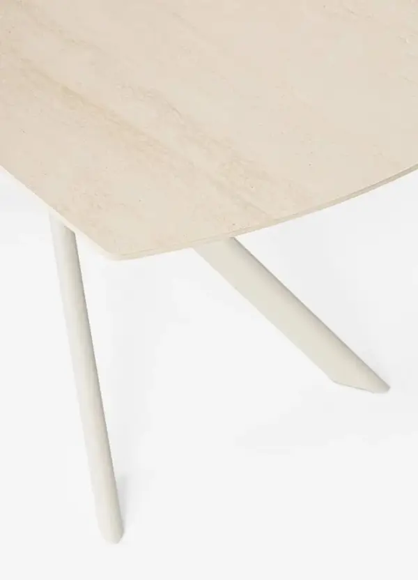 Mesa de comedor extensible porcelánico Novux