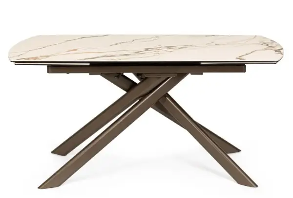 Mesa de comedor extensible porcelánico Jova