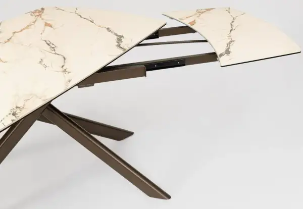 Mesa de comedor extensible porcelánico Jova