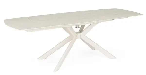 Mesa de comedor extensible porcelánico Mody