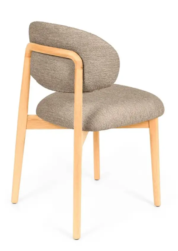 Silla taupe Wanda