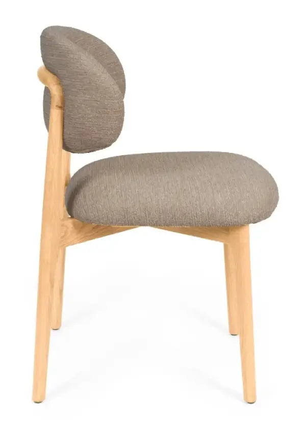 Silla taupe Wanda