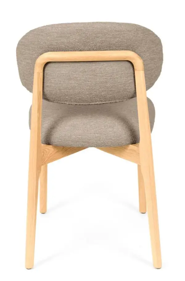 Silla taupe Wanda