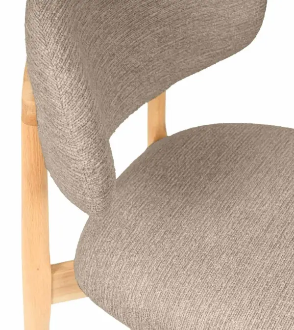 Silla taupe Wanda