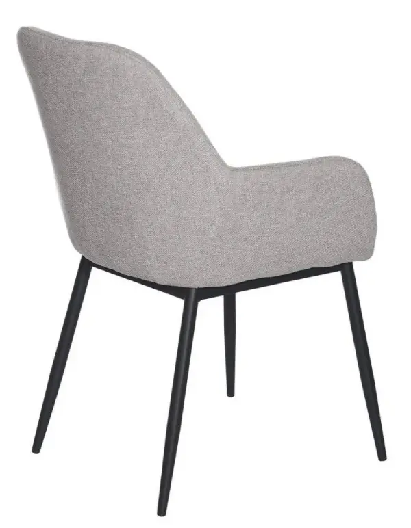 Silla gris claro Isabella