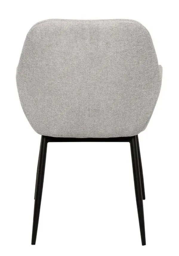 Silla gris claro Isabella