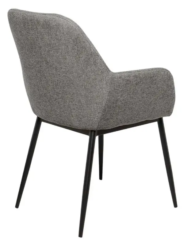 Silla gris oscuro Isabella