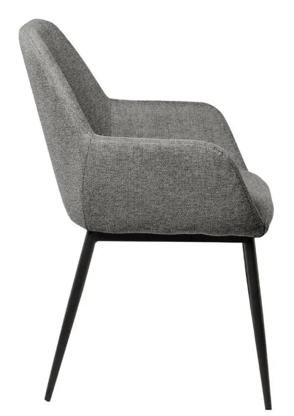 Silla gris oscuro Isabella