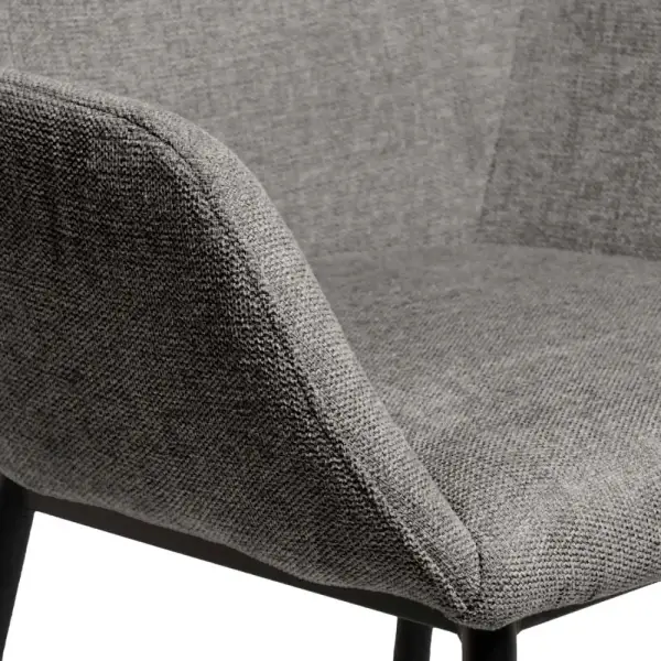 Silla gris oscuro Isabella