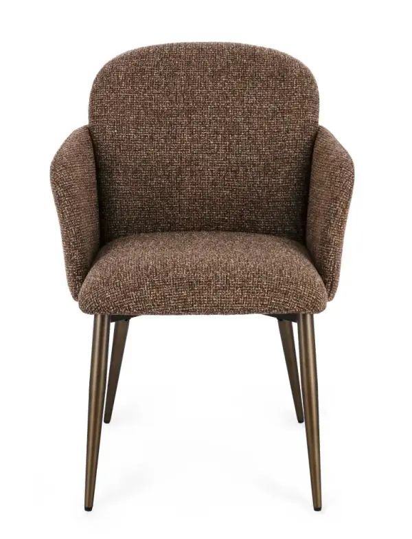 Silla de contrachapado Atenea marrón