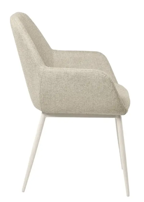 Silla beige Isabella (pata beige)
