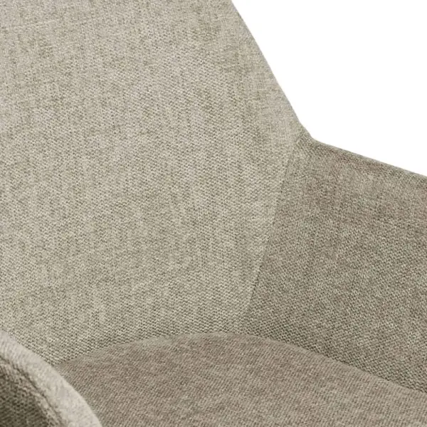 Silla taupe Isabella (pata beige)