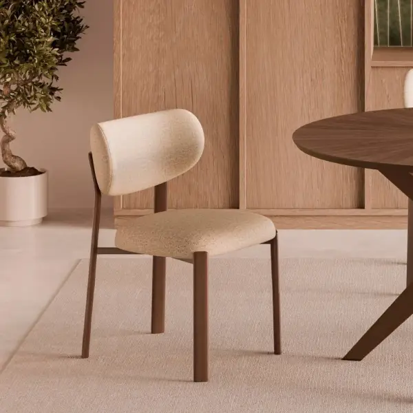 Silla beige Rumi