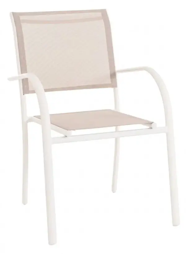 Sillón de jardín beige Breeze