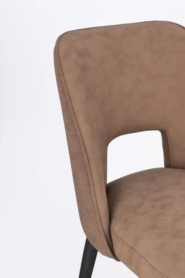 Silla acero Aria Cappuccino