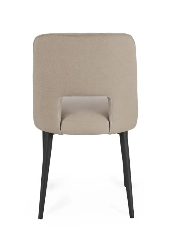 Silla acero y tapizado Aria Cloud