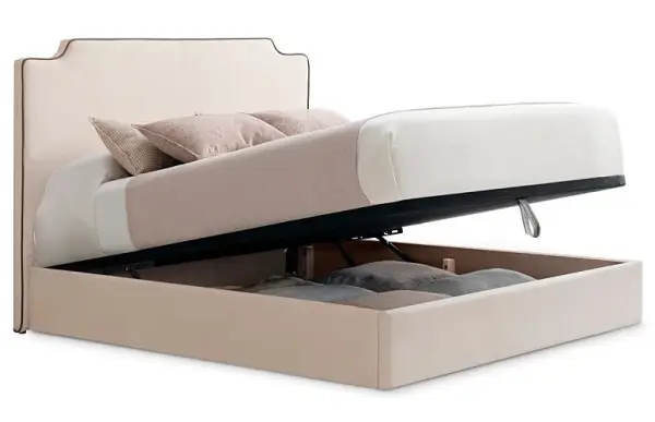 Cama con canapé tapizada Dante