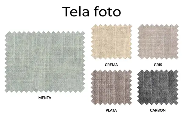 Cama con canapé tapizada Ohio