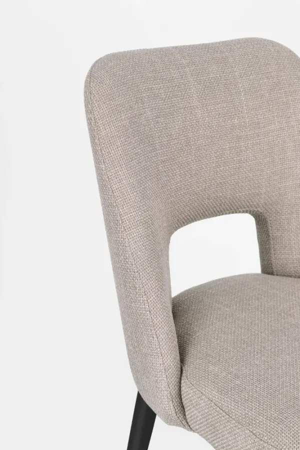 Silla acero y tapizado Aria Nube