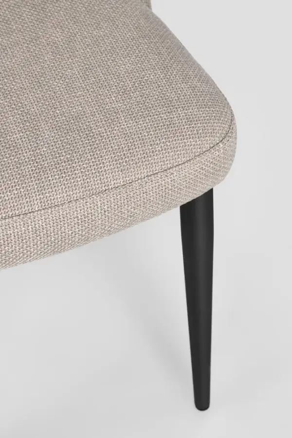 Silla acero y tapizado Aria Nube
