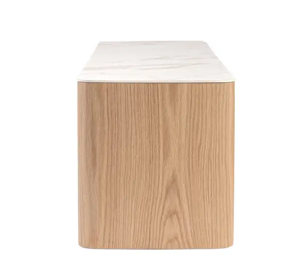 Mueble tv 2 puertas de roble Gavriel