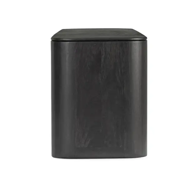 Mueble de televisión 3 puertas negro Sinnar